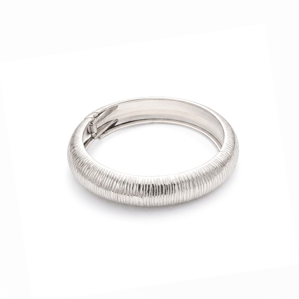 BRACCIALE RIGIDO EFFETTO STRIATO CON CHIUSURA A MOLLA