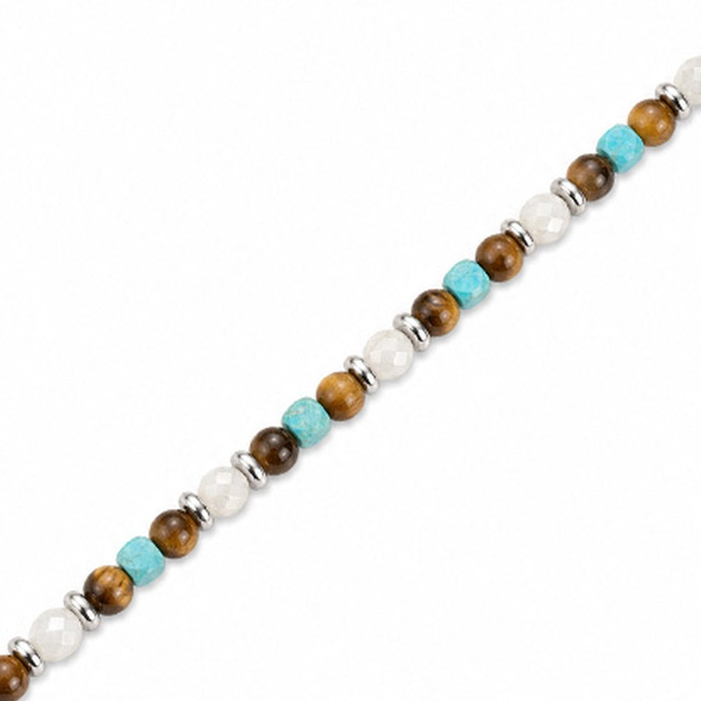 BRACCIALE CON PIETRE DURE COLORATE