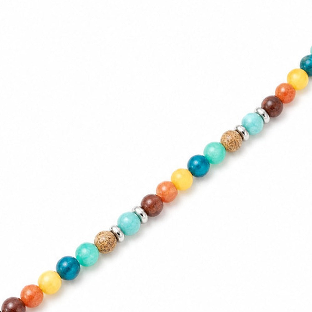 BRACCIALE CON PIETRE DURE COLORATE