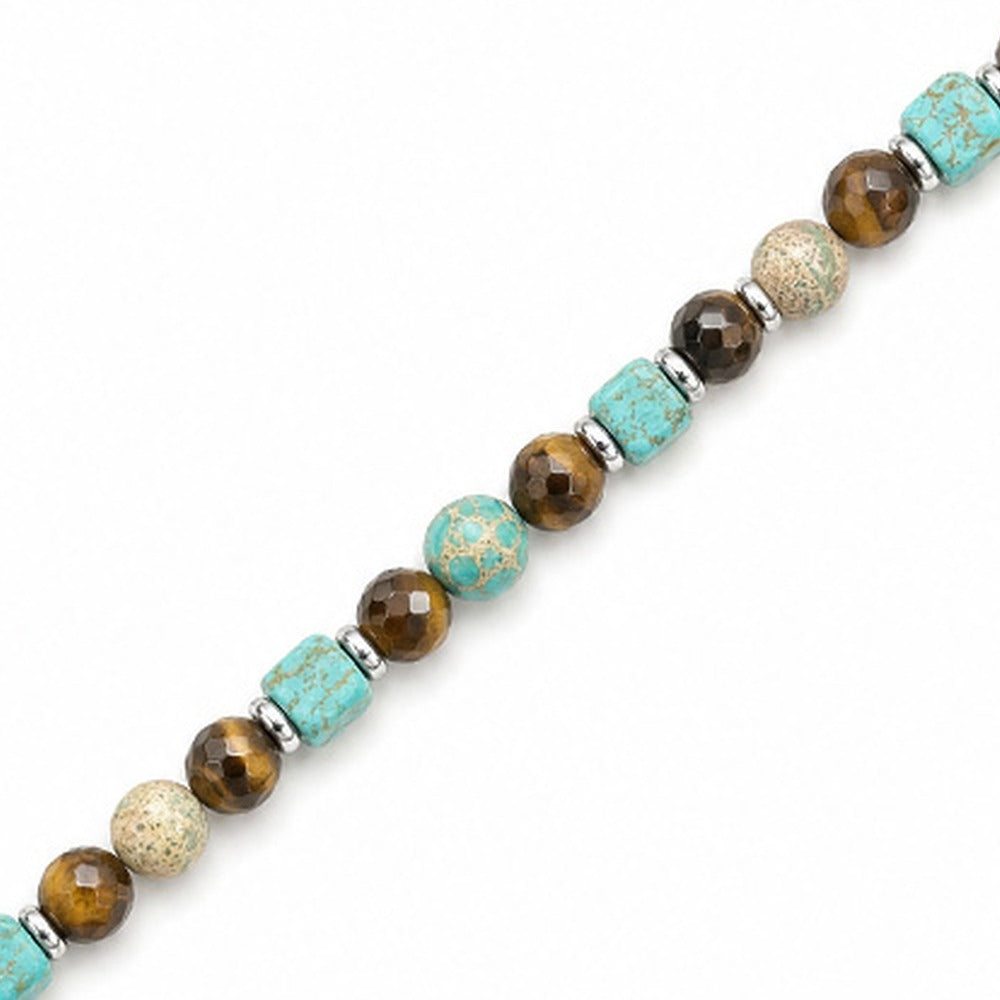 BRACCIALE CON PIETRE DURE COLORATE