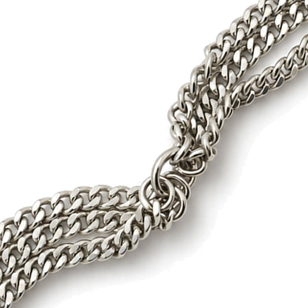 BRACCIALE A TRIPLA CATENA LUMINOSA CON CHIUSURA A T