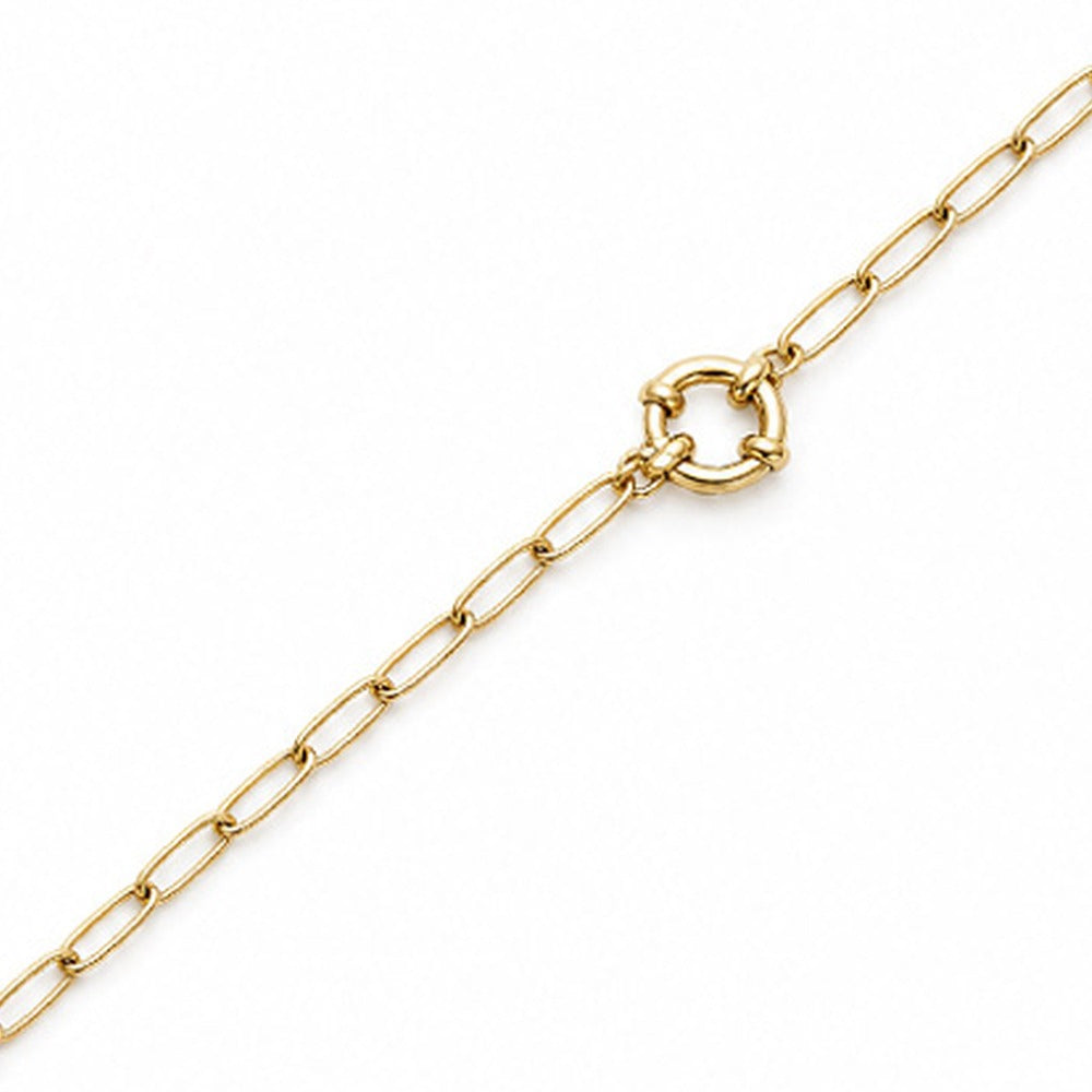 BRACCIALE A CATENA CON MOSCHETTONE ROTONDO