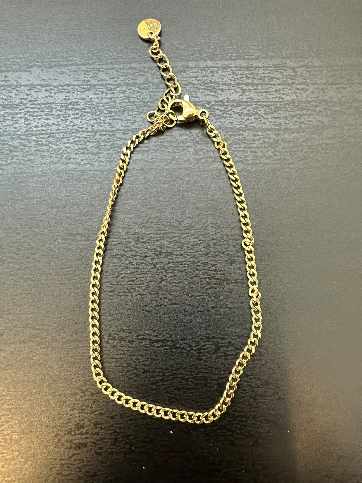 BRACCIALE A MAGLIA GRUMETTA CON REGOLAZIONE