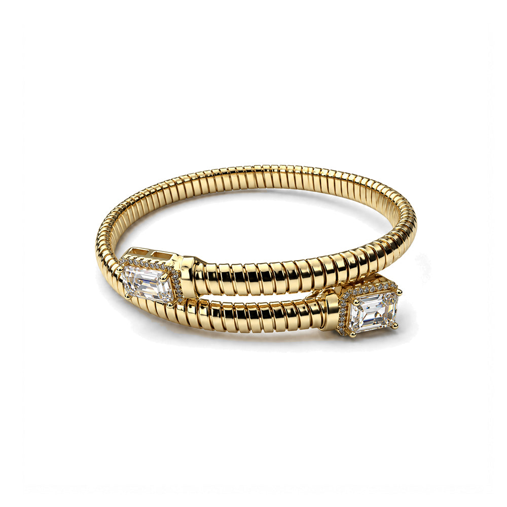 BRACCIALE REGOLABILE CON DECORAZIONE SUI TERMINALI