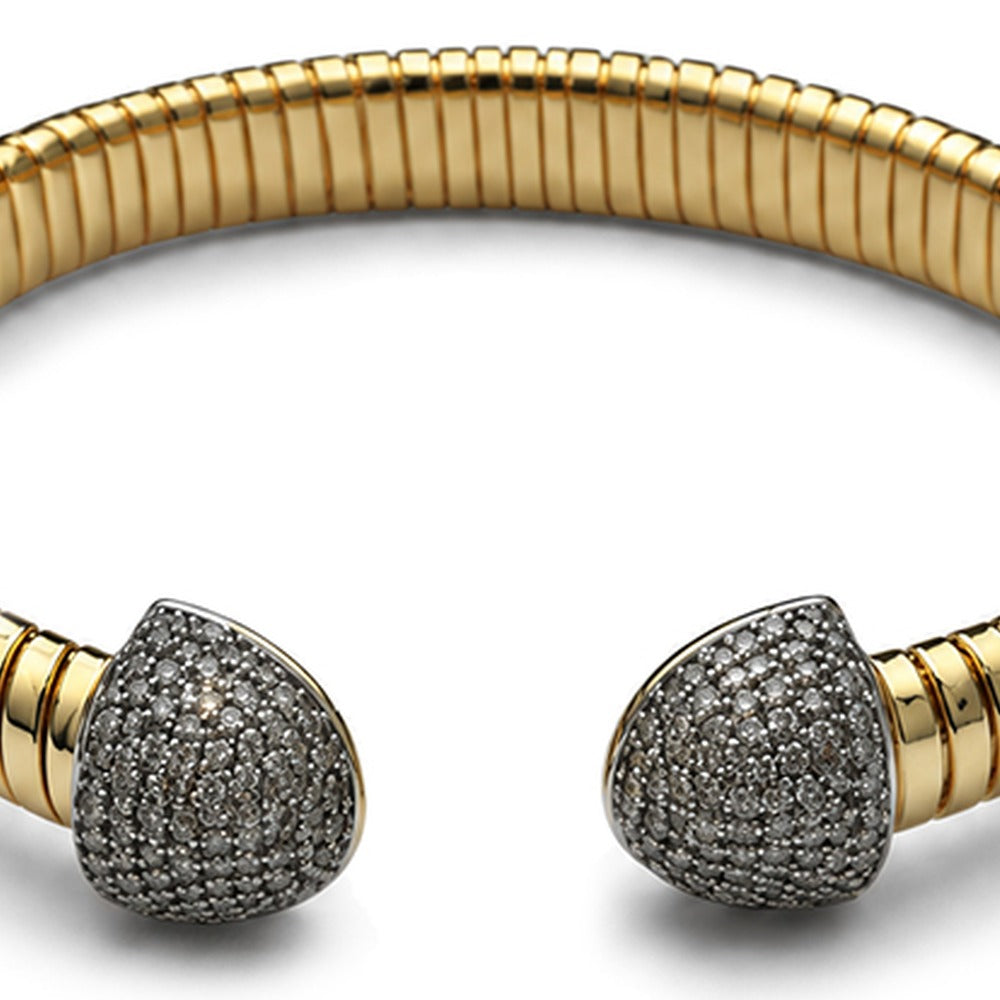 BRACCIALE SEMIRIGIDO CON ESTREMITA' IN STRASS