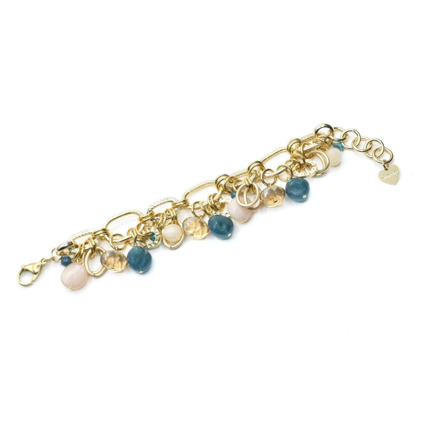 BRACCIALE A CATENA CON PENDENTI DI DIVERSE FORME