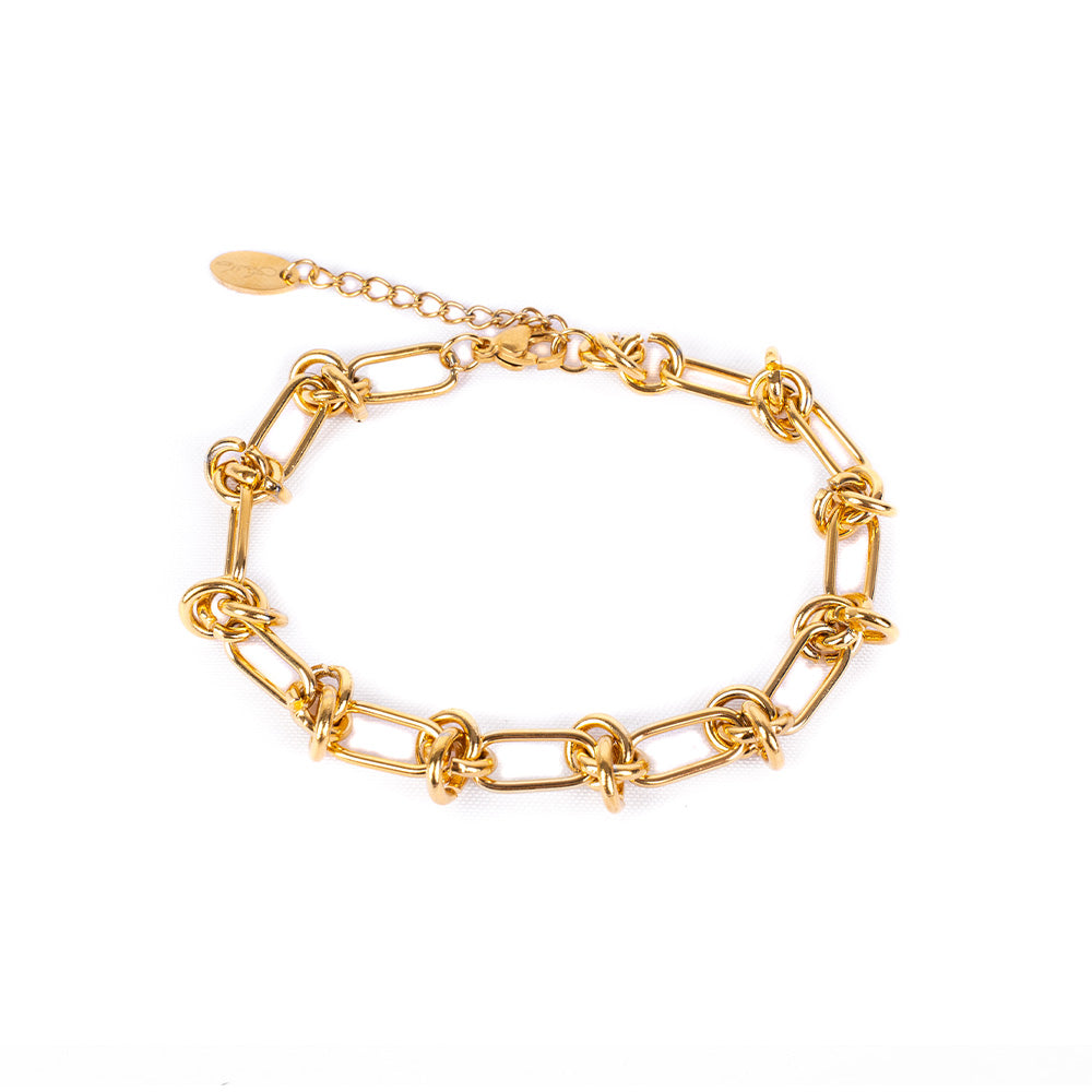 SOFT CHAIN BRACELET WITH "KNOTS"