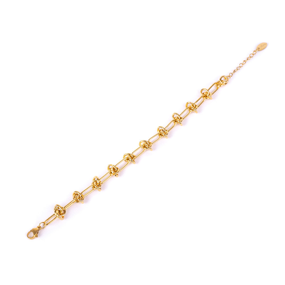 SOFT CHAIN BRACELET WITH "KNOTS"