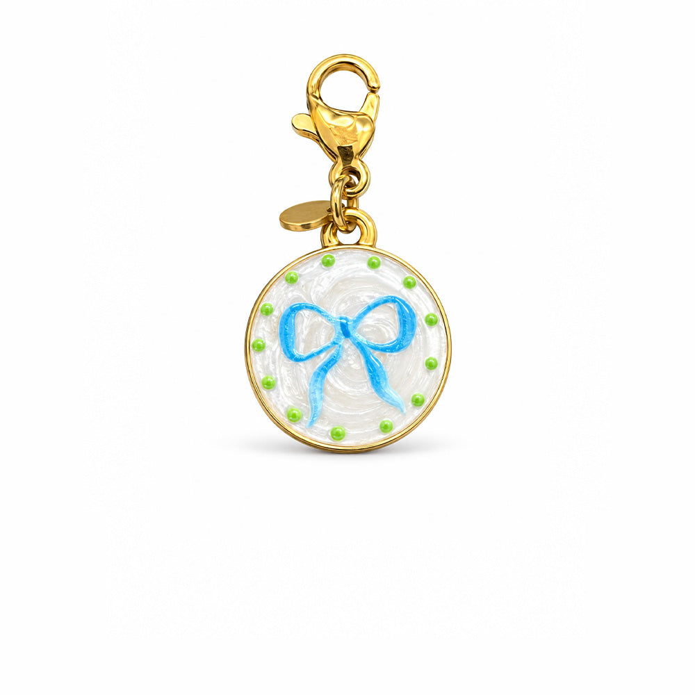 CHARM FIOCCO SU BASE TONDA