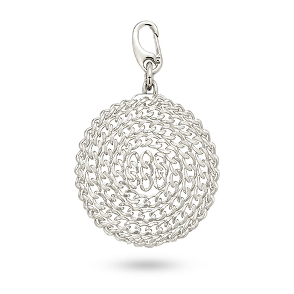 CHARM CIRCOLARE PIATTO CON CATENA