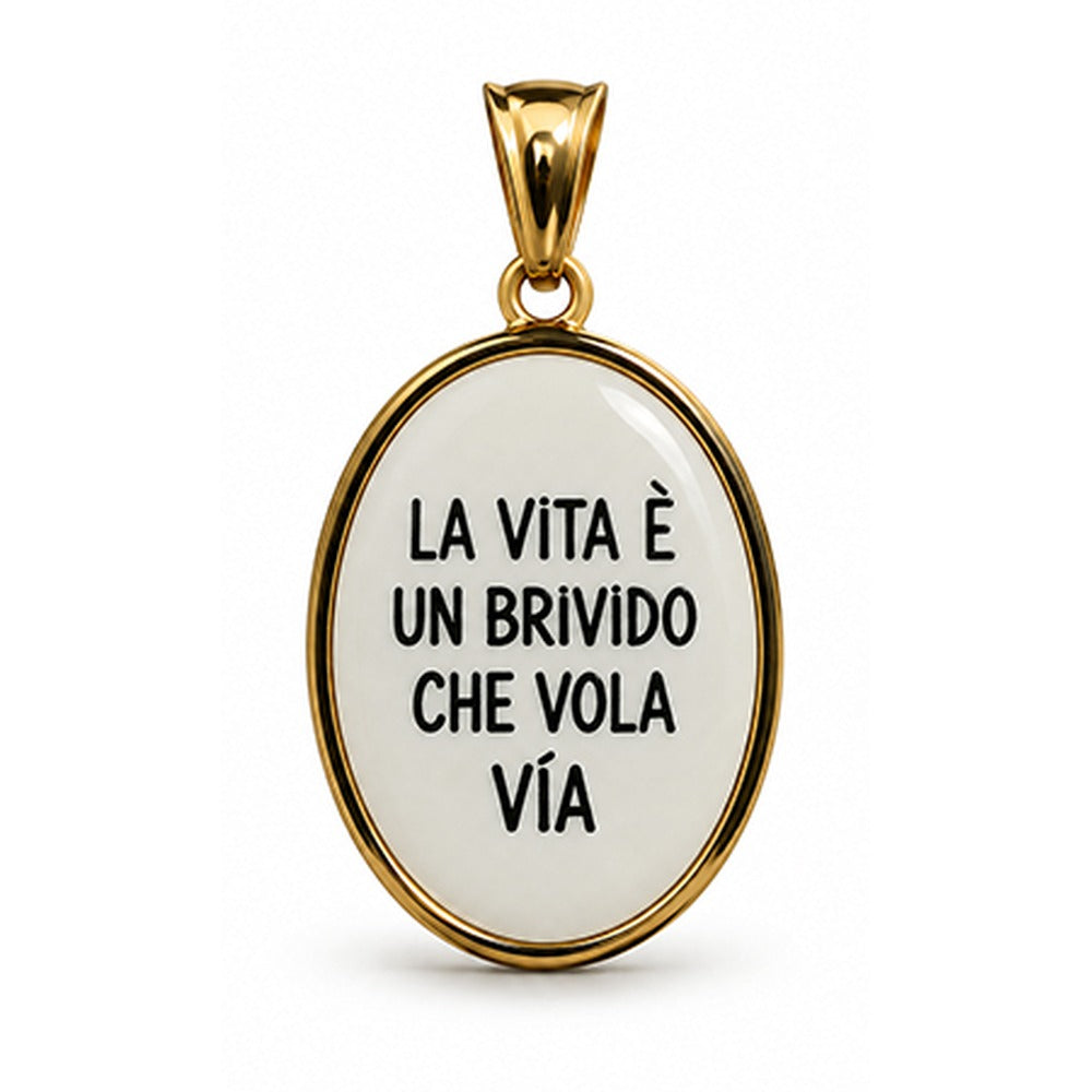 CHARM OVALE LA VITA E UN BRIVIDO CHE VOLA VIA