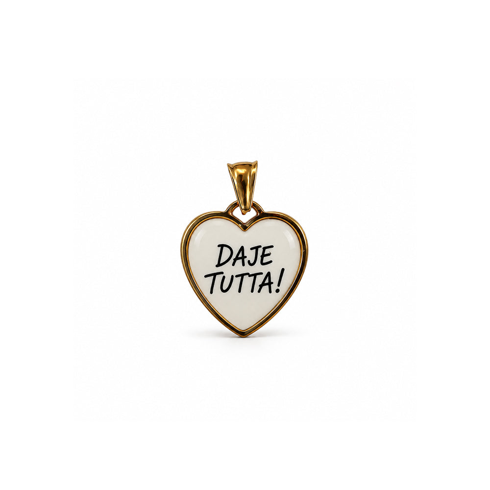 CHARM A FORMA DI CUORE DAJE TUTTA