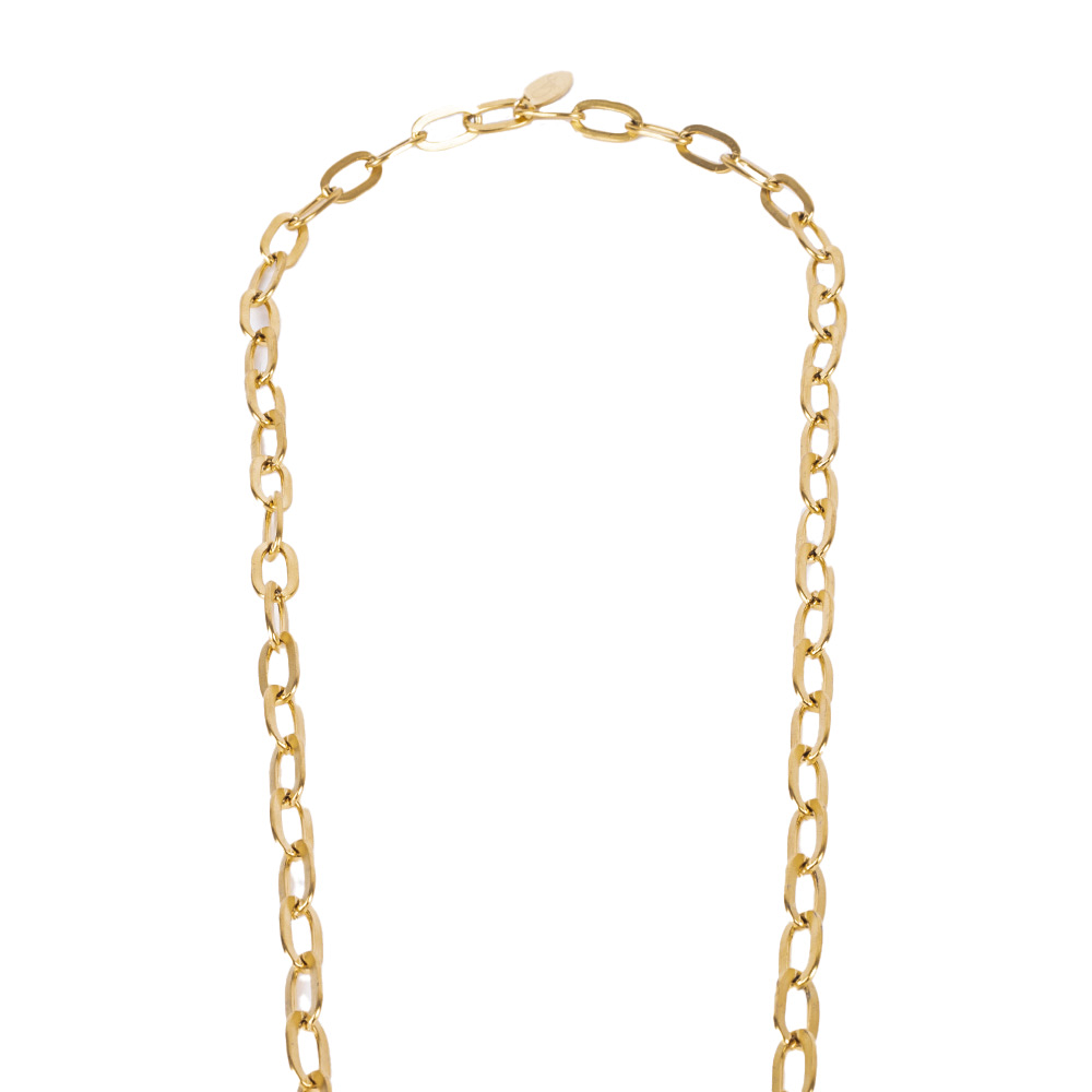 COLLANA LUNGA CON PENDENTE A CROCE