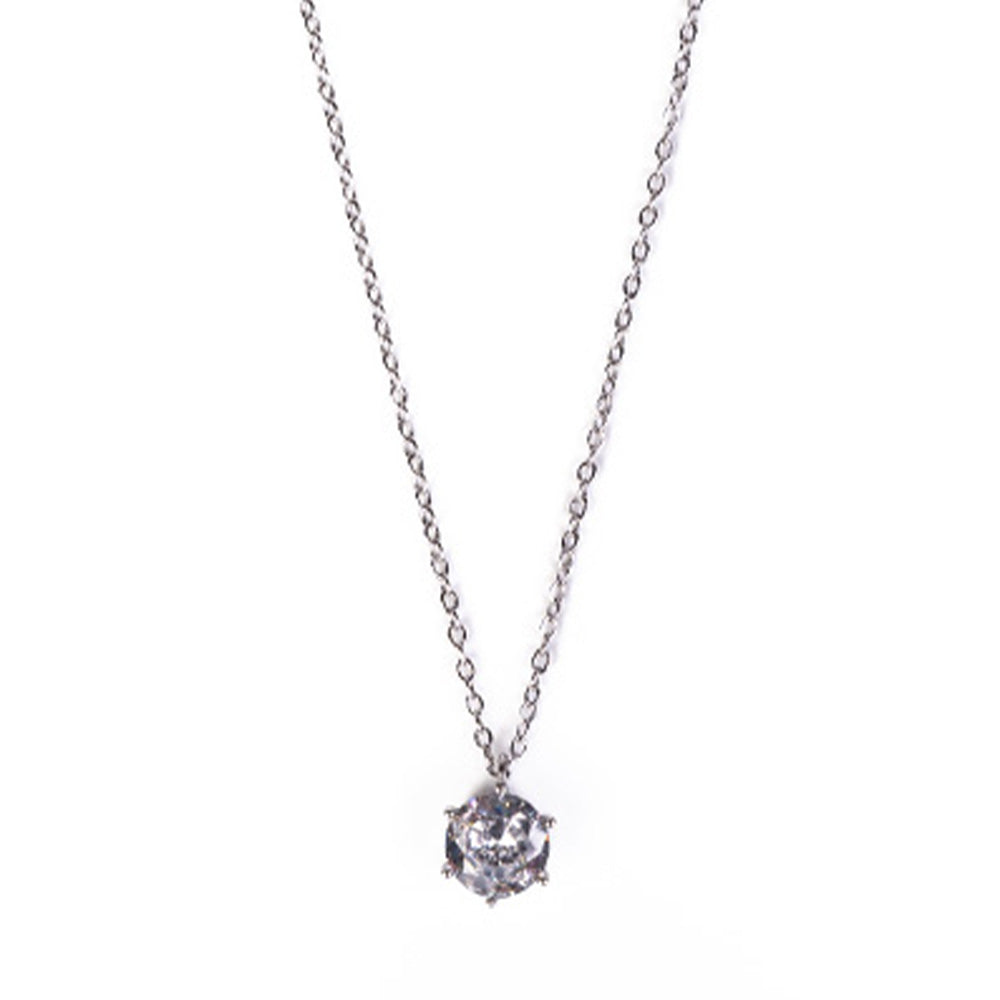 COLLANA GIROCOLLO CON PUNTO LUCE ROTONDO GRANDE