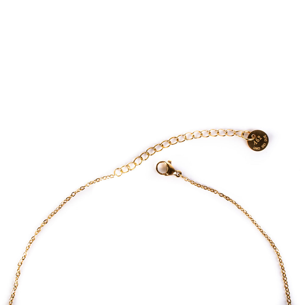 COLLANA GIROCOLLO CON PUNTO LUCE ROTONDO GRANDE