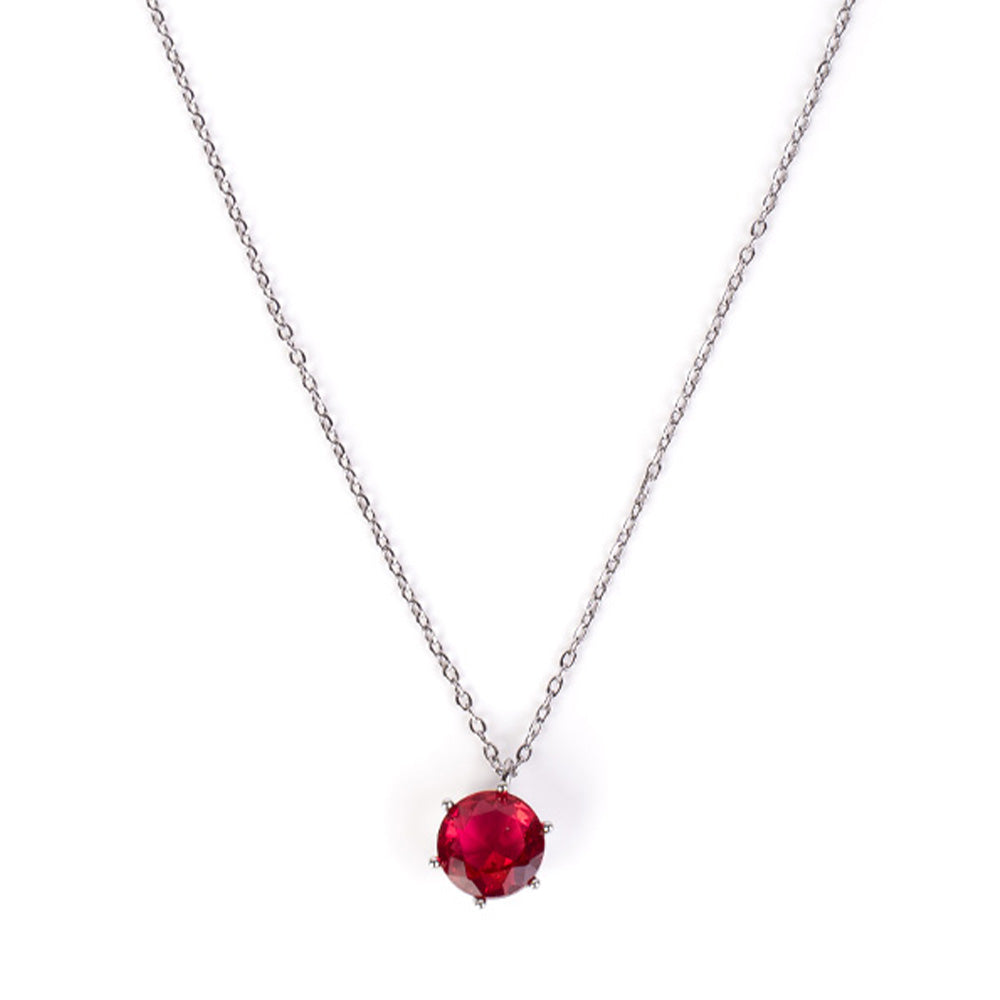 COLLANA GIROCOLLO CON PUNTO LUCE ROTONDO GRANDE