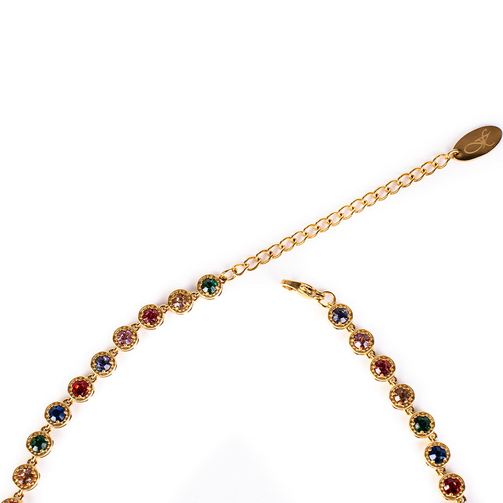 ROUND STONES CHOKER NECKLACE