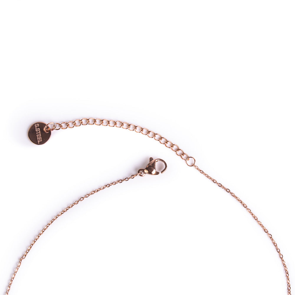 THIN CHOKER NECKLACE WITH PENDANT TEDDY BEAR