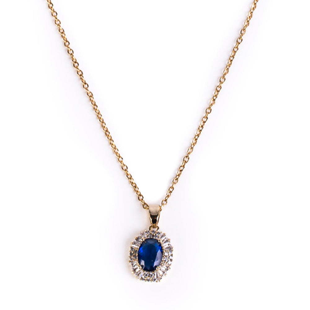 CHOKER NECKLACE WITH LIGHT POINT AND RHINESTONE