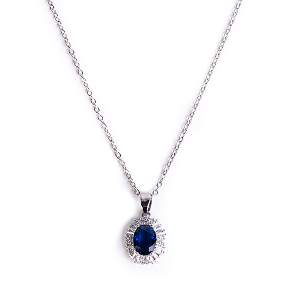 CHOKER NECKLACE WITH LIGHT POINT AND RHINESTONE