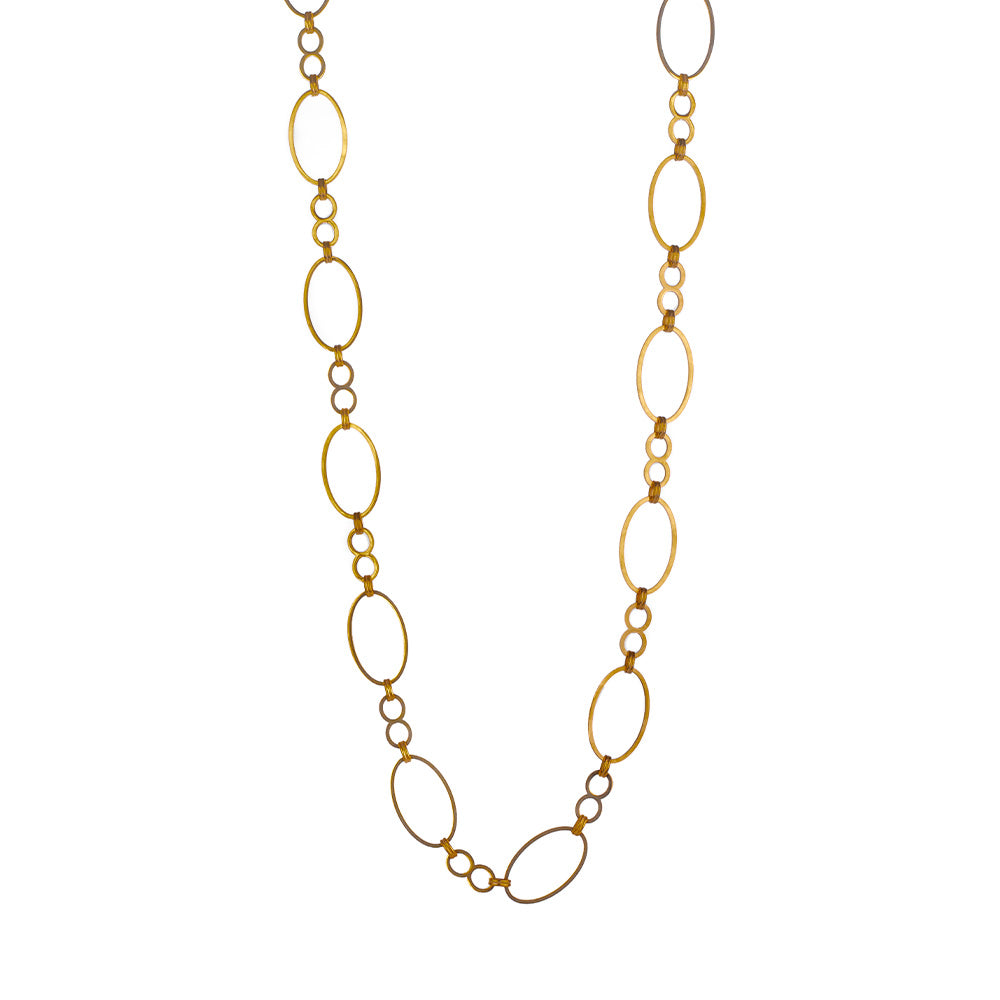 LONG CHAIN LINK NECKLACE
