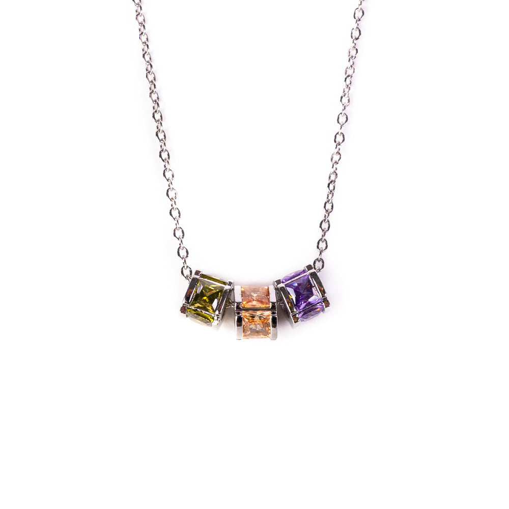 CHOKER NECKLACE WITH THREE LIGHT POINTS