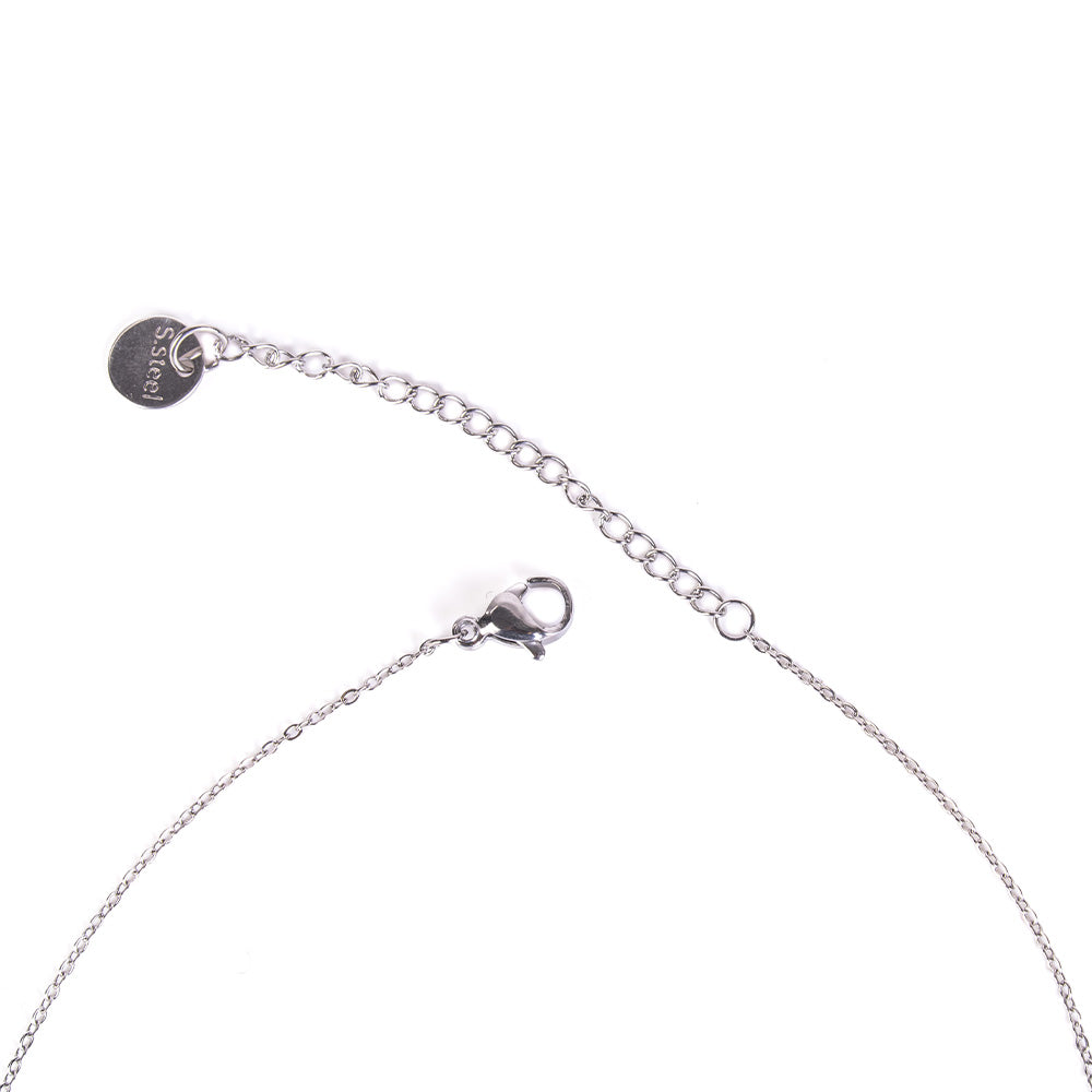 CHOKER NECKLACE WITH SQUARE LIGHT POINT