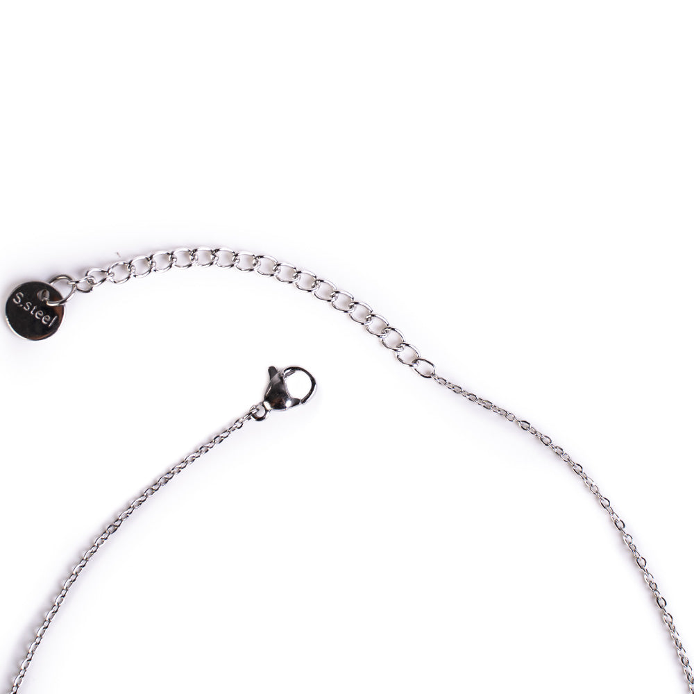 RHINESTONE ROSE CHOKER NECKLACE