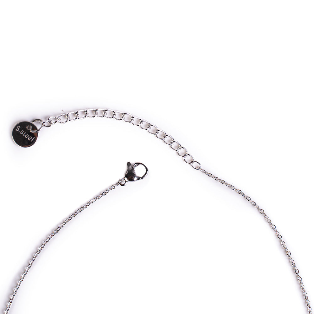 RHINESTONE CROSS CHOKER NECKLACE