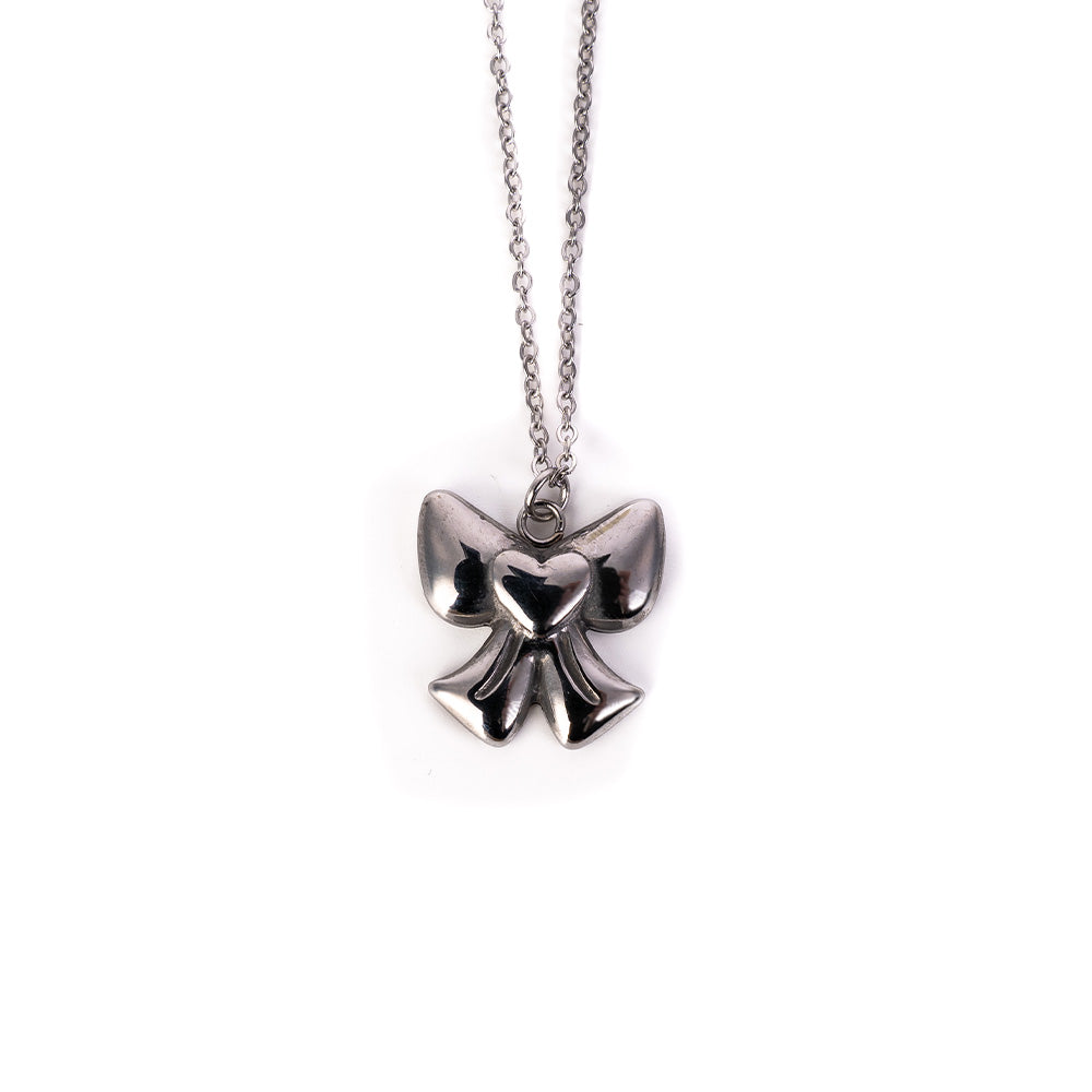 CHOKER NECKLACE WITH BOW PENDANT
