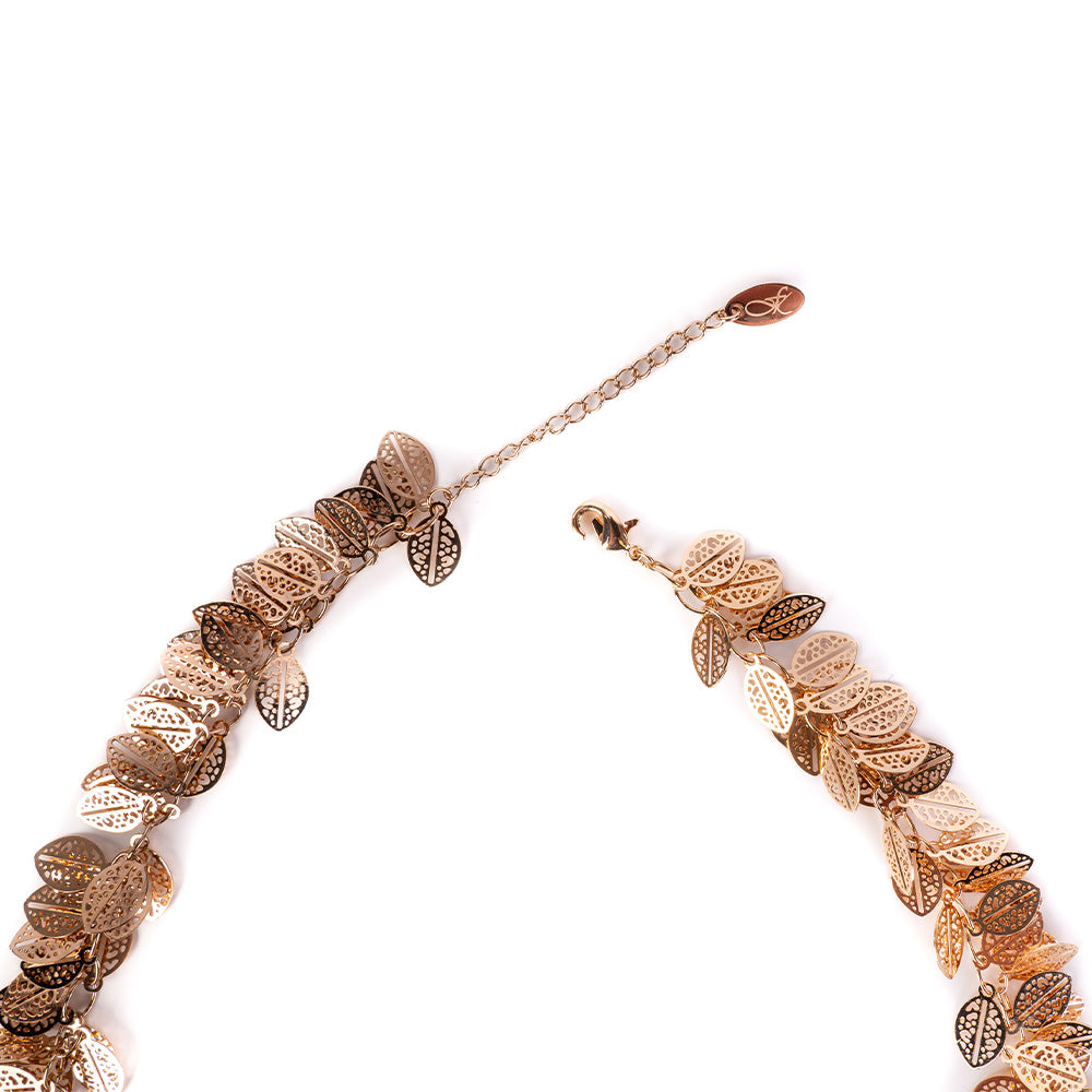 CHOKER NECKLACE WITH WOMEN'S PROFILE MEDALLIONS