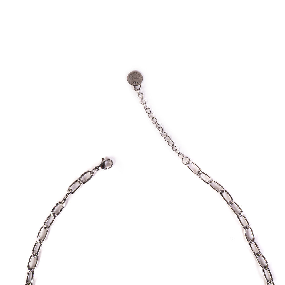 EXTENDED CHAIN CHOKER NECKLACE
