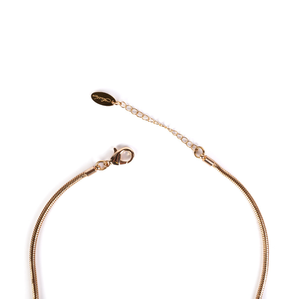 LONG NECKLACE WITH 9 SPHERES