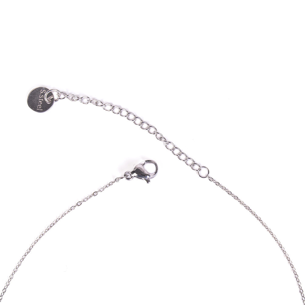 RHINESTONE SWAN PENDANT CHOKER NECKLACE