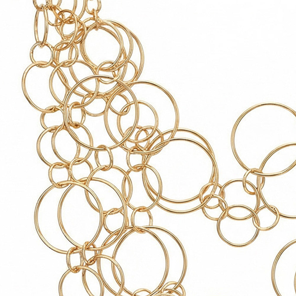COLLANA LUNGA MULTIFILO CON ANELLI