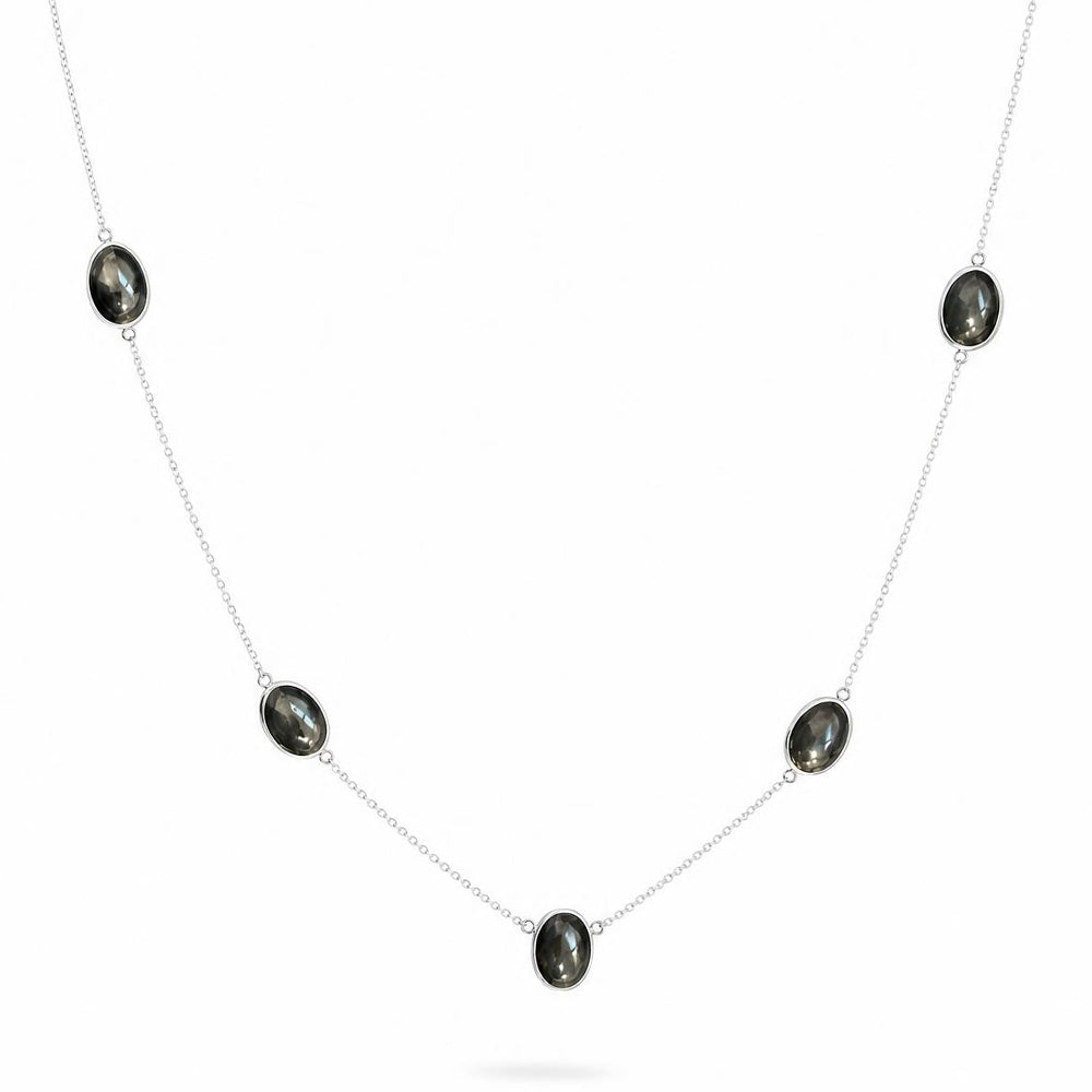 COLLANA LUNGA CON ELEMENTI A GOCCIA