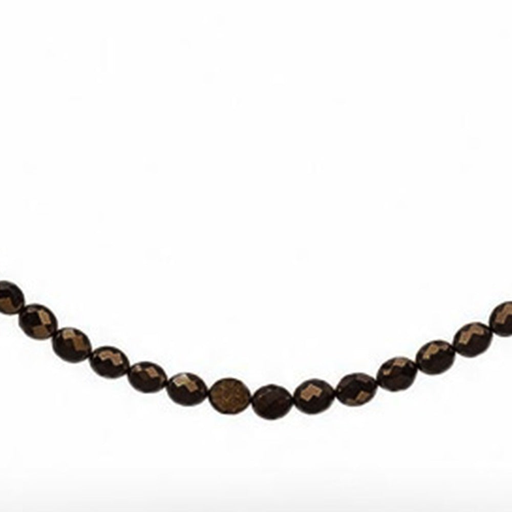 COLLANA LUNGA MULTIFILO CON PERLINE SFACCETTATE