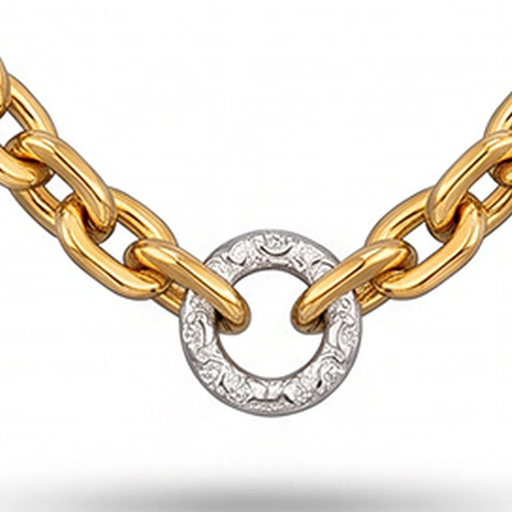 COLLANA MORBIDA GIROCOLLO CON TRE ANELLI