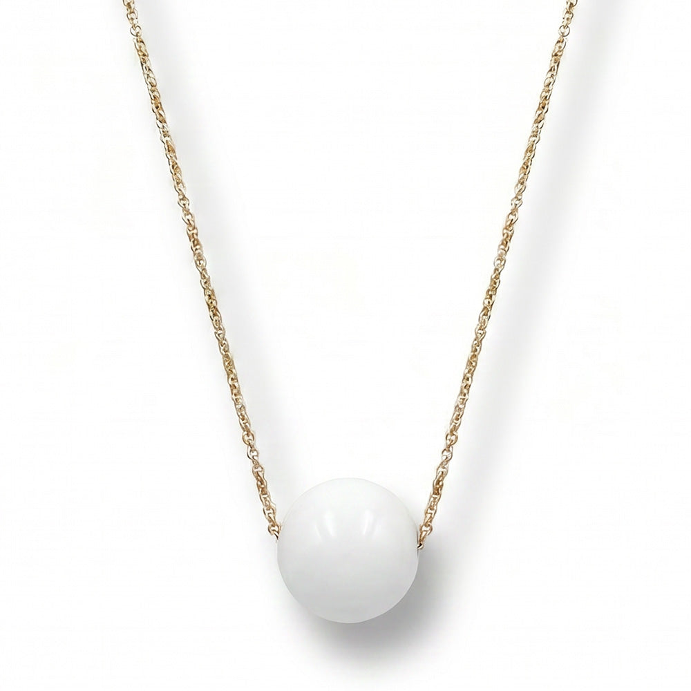 COLLANA MEDIA LUNGHEZZA CON SFERA CENTRALE