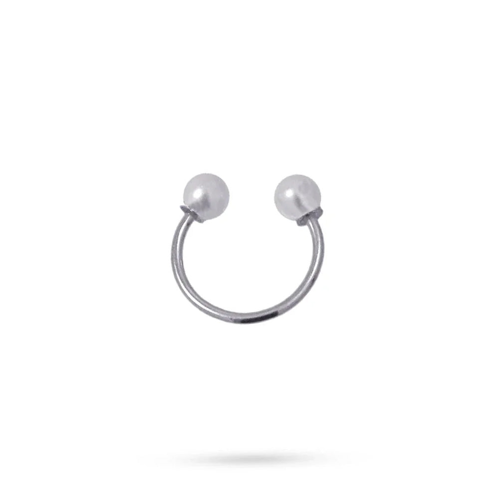 ORECCHINO SINGOLO EARCUFF CON PERLE
