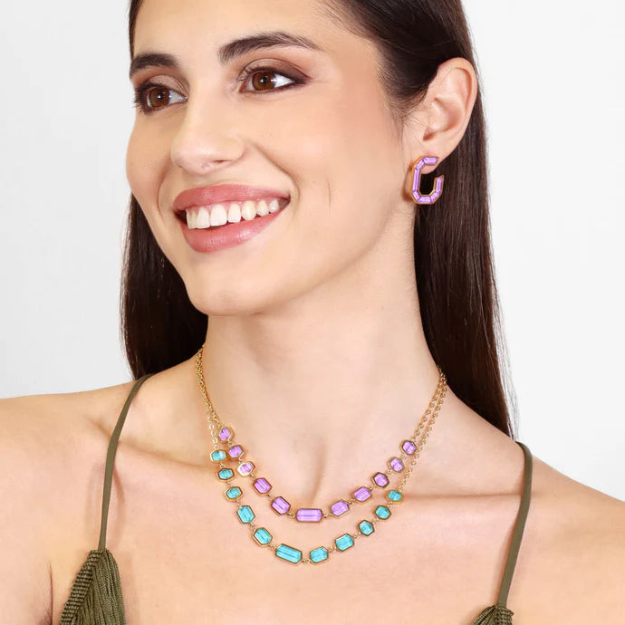 COLLANA GIROCOLLO CON PIETRE