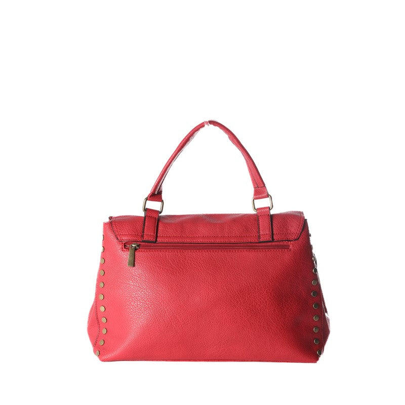 BORSA MANO STILE POSTINA BORCHIE LATERALI