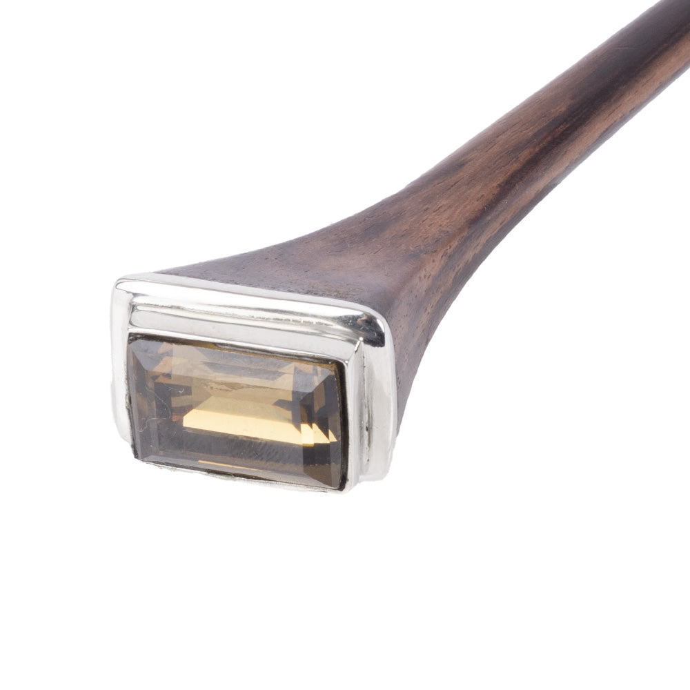 FERMAGLIO PER CAPELLI PIETRA RETTANGOLARE