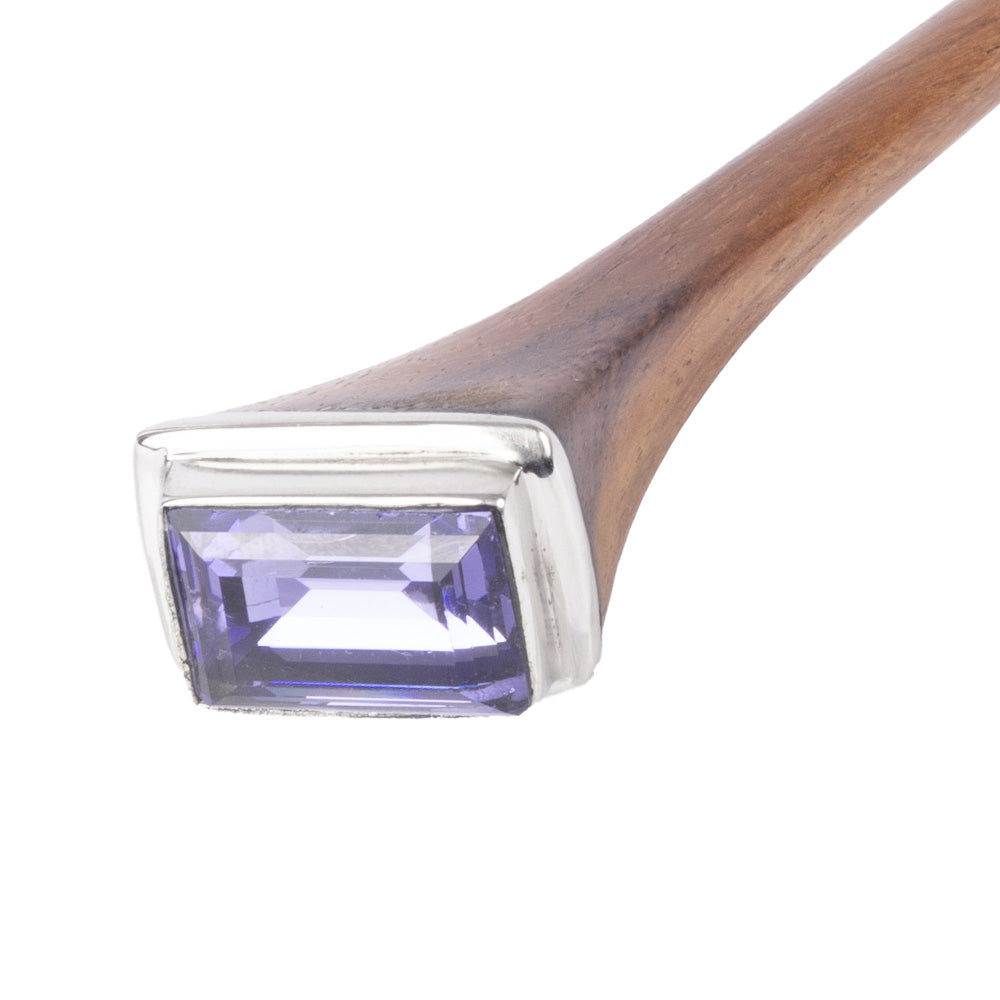 FERMAGLIO PER CAPELLI PIETRA RETTANGOLARE