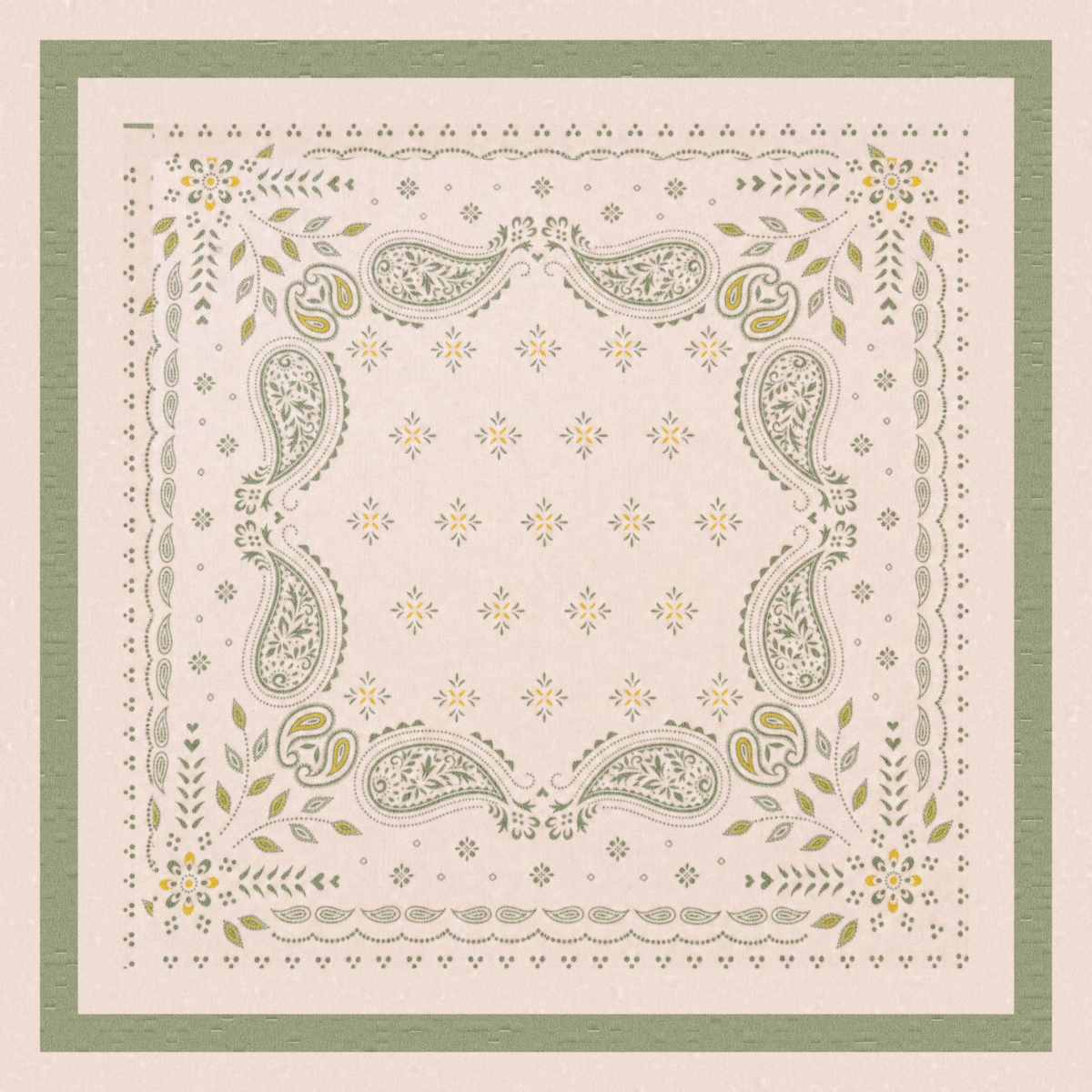 SCIARPA FOULARD DA COLLO CON FANTASIA BANDANA A TRATTO FINE