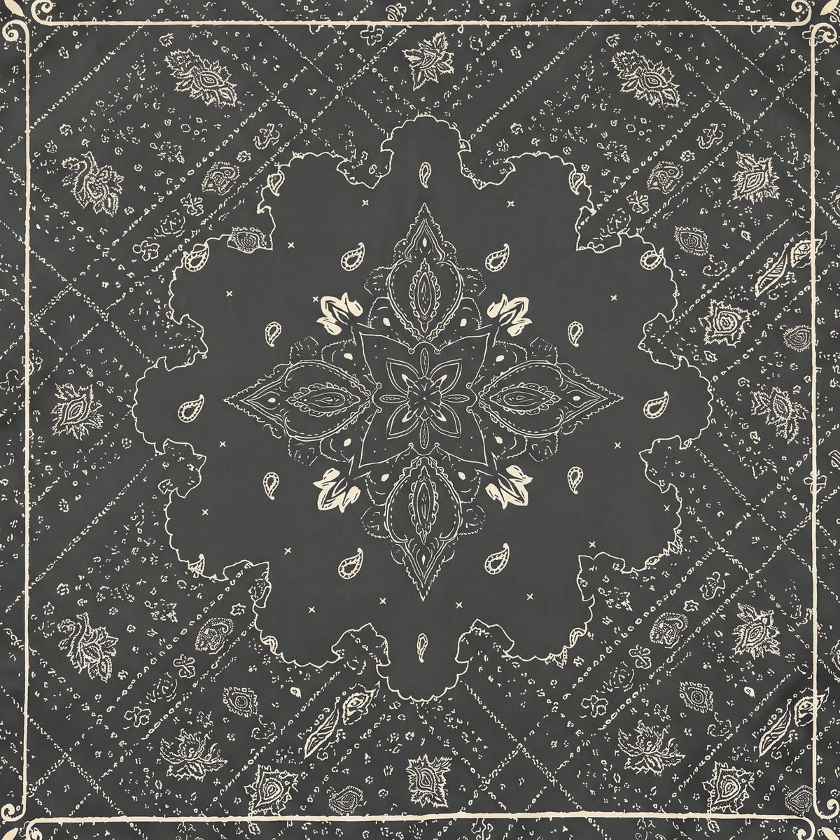 SCIARPA FOULARD DA COLLO CON FANTASIA PAISLEY