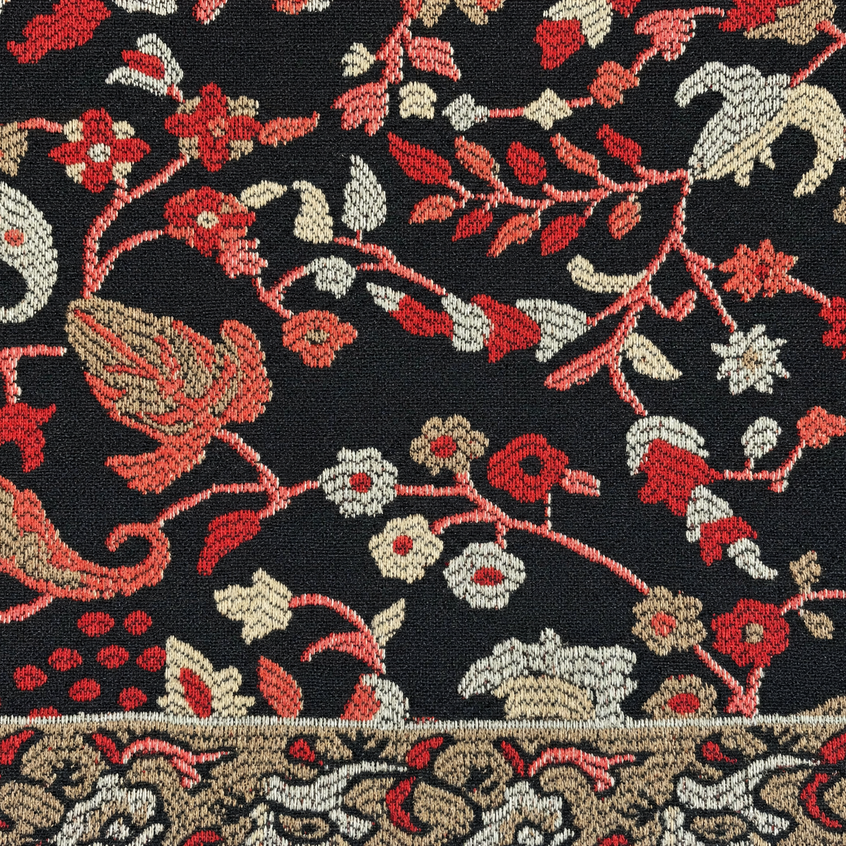 SCIARPA CON FANTASIA FLOREALE ORNAMENTALE