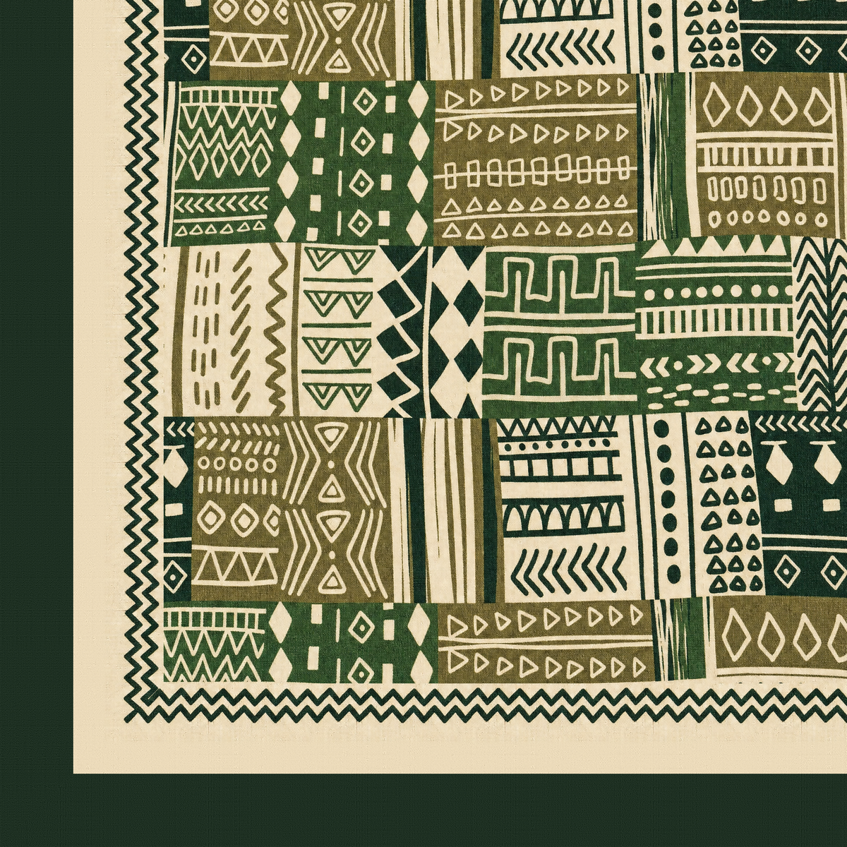 SCIARPA FOULARD DA COLLO CON MINI FANTASIE GEOMETRICHE