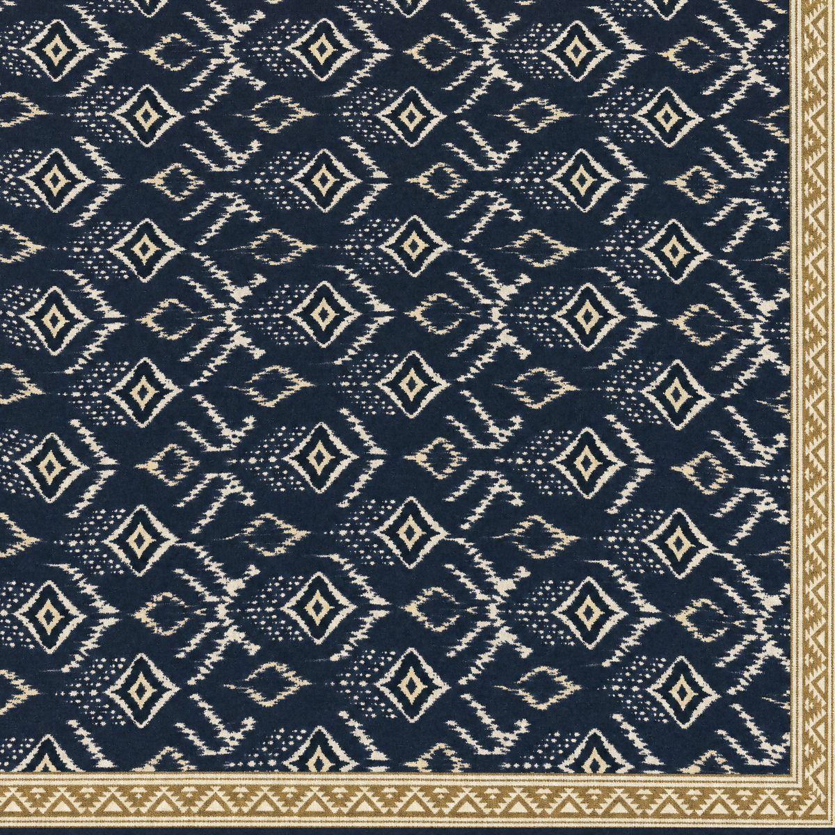 SCIARPA FOULARD DA COLLO CON FANTASIA ASTRATTA E CORNICE
