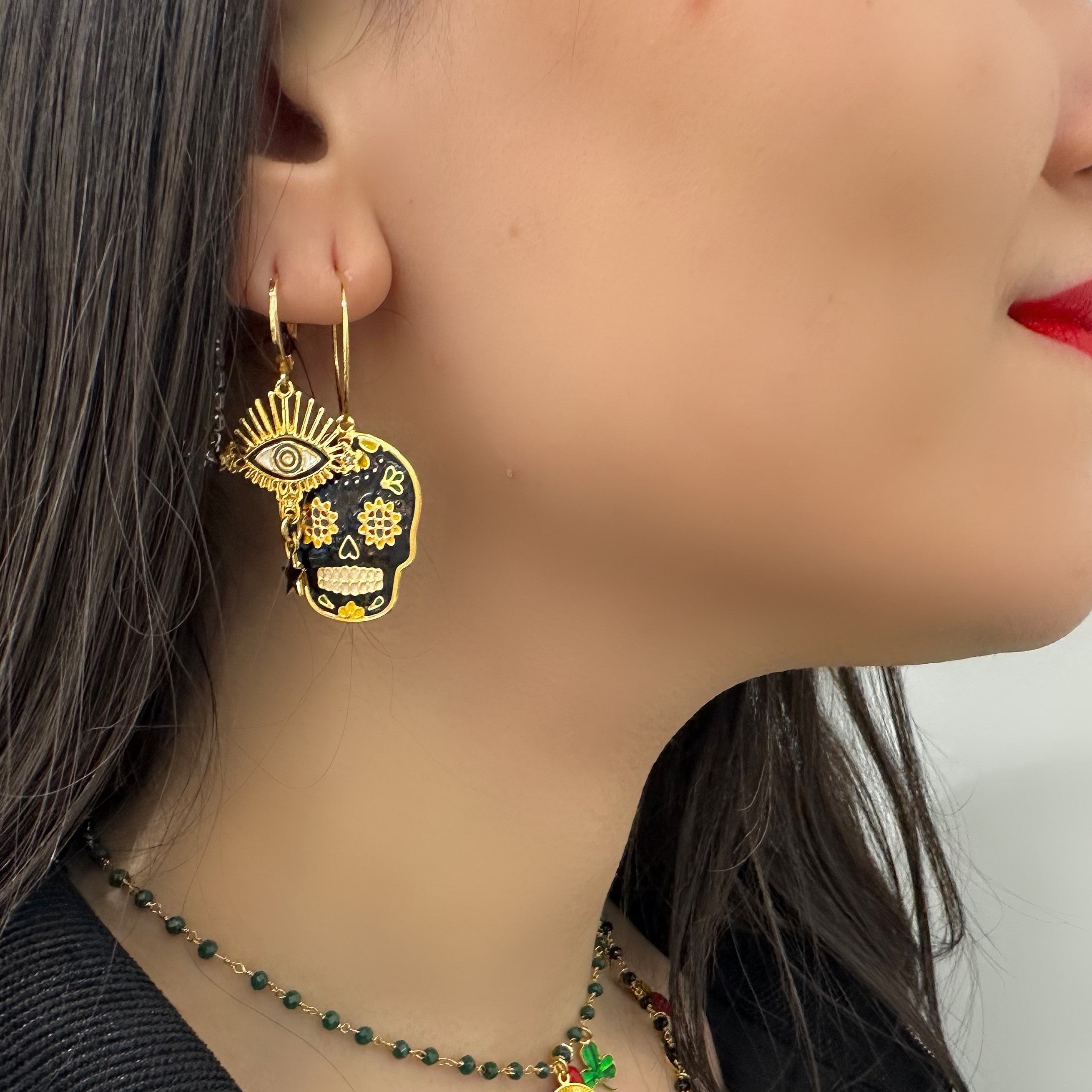 ORECCHINI PENDENTI REMEDIOS CALAVERA